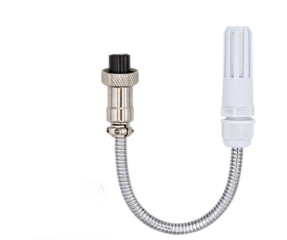 Sensor de temperatura e humidade SHTC3 — Invólucro PE, Conector GX12-4P