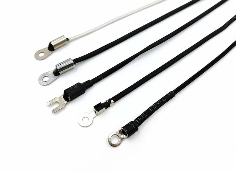 Sensor digital de temperatura DS18B20 — Terminal de anel, Conector 2.5mm, Cabo XLPE