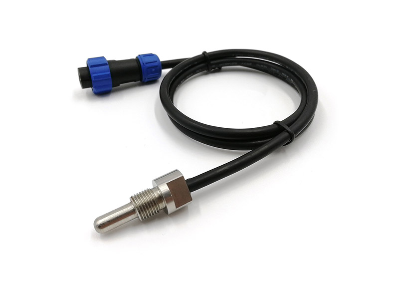 Sensor digital de temperatura DS18B20 OD6×50mm — Impermeável, Utilização industrial, Conector GX12