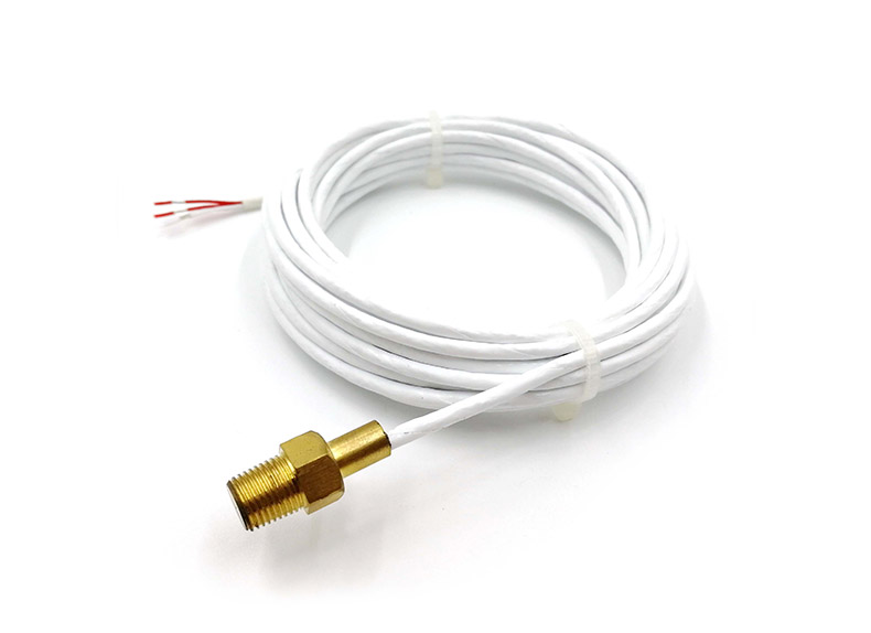Sonda de temperatura RTD PT100 com invólucro de latão de 3/8″