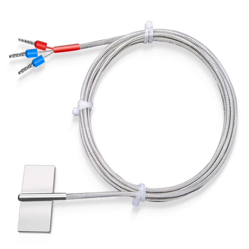 Sensor de montagem em superfície PT100 Sonda de temperatura RTD – Aço inoxidável