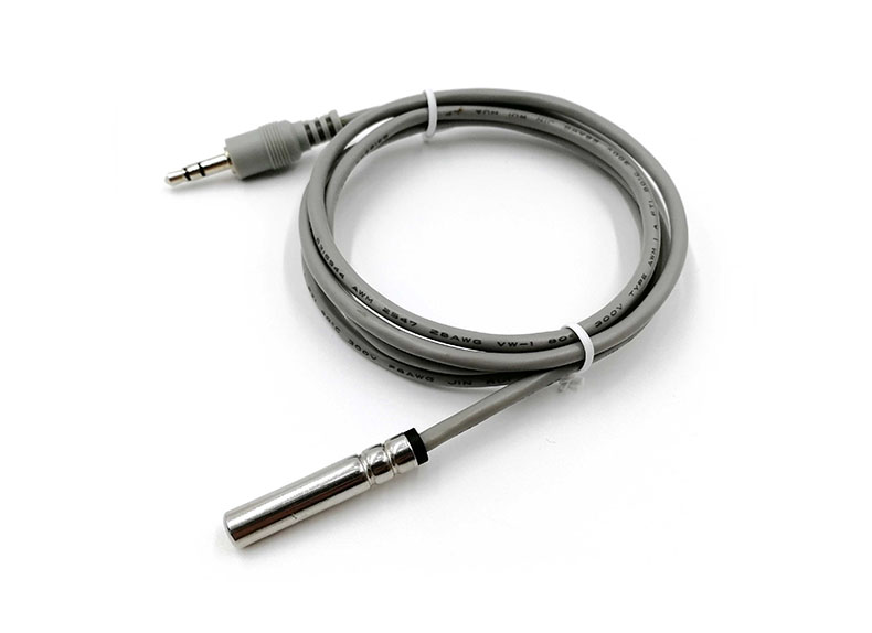 Sensor de temperatura com termístor NTC 10K — Resposta rápida, Conector jack 3.5mm