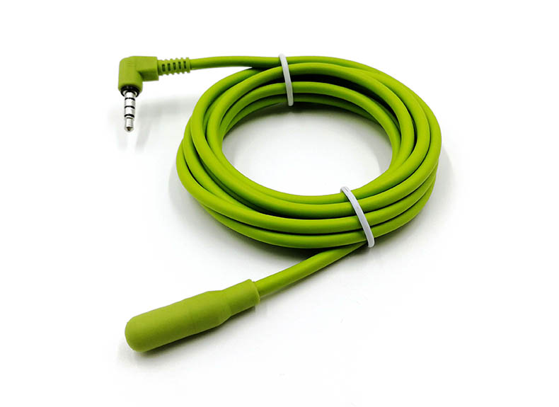 Sonda de temperatura com termístor «NTC», à prova de água e adequada para uso alimentar, com conector «3.5» mm