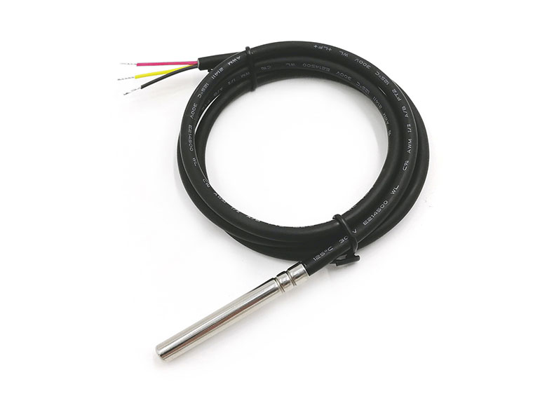 Sensor de temperatura à prova de água DS18B20 com cabo de silicone