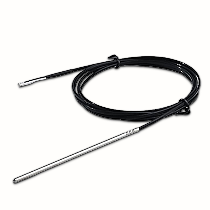 Sonda de termopar tipo J com cabo «PTFE» / «PFA» – Aço inoxidável