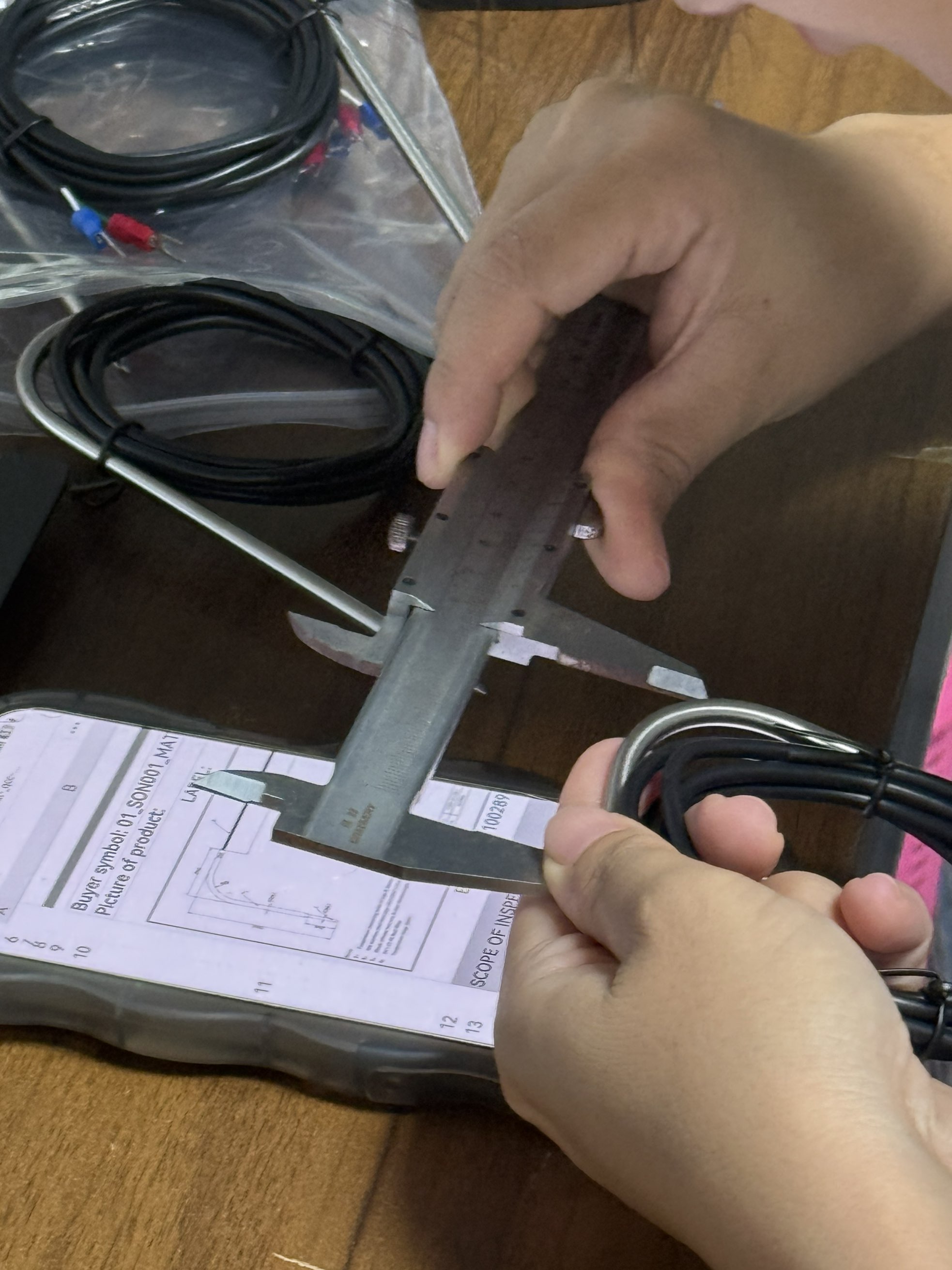 Sonda termopar tipo K personalizada para grelhar carne – Projeto Browin