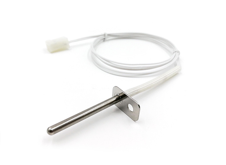 Sensor de temperatura com termístor NTC 10K — Montagem por flange, Para fornos micro-ondas