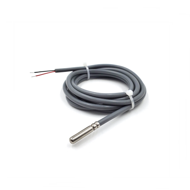 Sensor digital de temperatura DS18B20 — 2 fios, Impermeável, Cabo de silicone