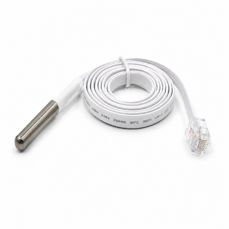 Sensor digital de temperatura DS18B20 — Conector RJ45, Logística da cadeia de frio
