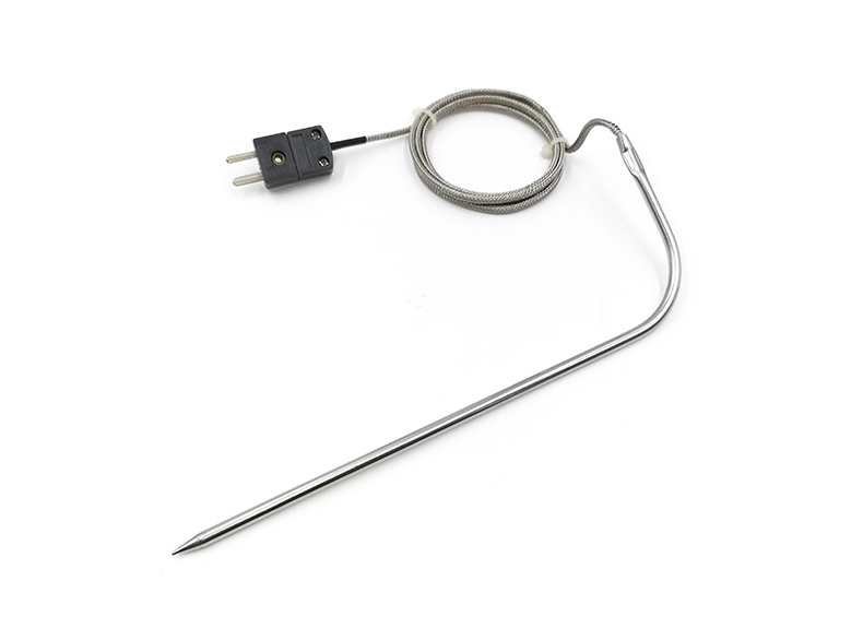 Termopar do tipo K para o processamento alimentar