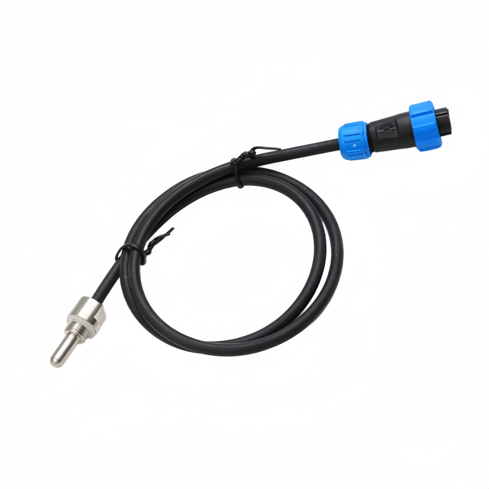 Sensor digital de temperatura DS18B20 — Interface 1-Wire, Conector roscado M8