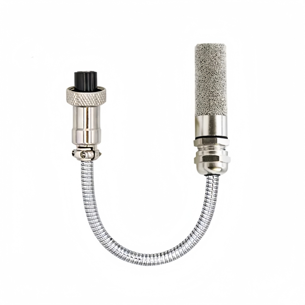 Sensor de temperatura e humidade SHT30 — Invólucro de cobre sinterizado, Conector GX12-4, Logística da cadeia de frio