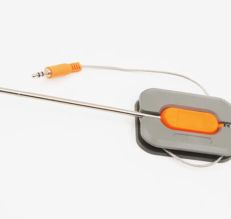 Sonda de temperatura para churrasco de qualidade alimentar com cabo de silicone