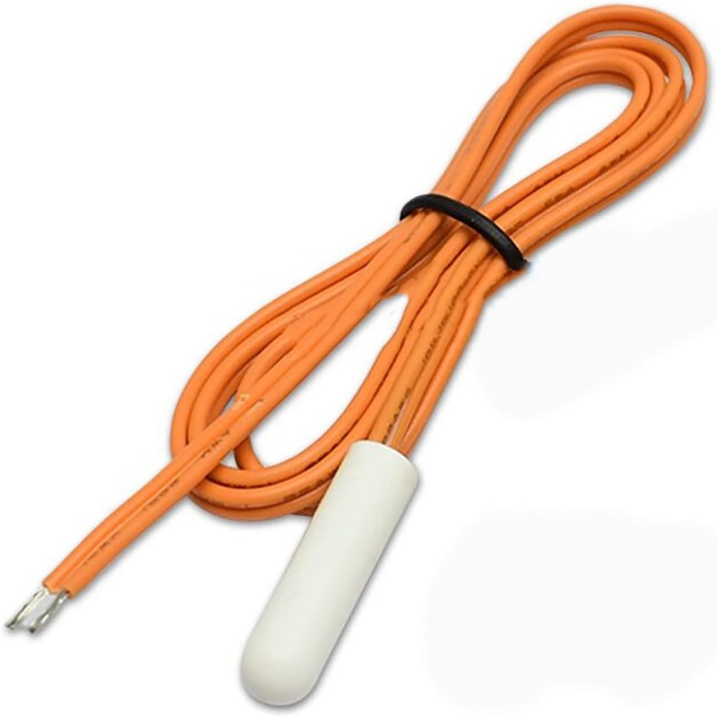 Sensor de temperatura com termístor NTC 3.3K — Sonda sobremoldada, Para frigoríficos