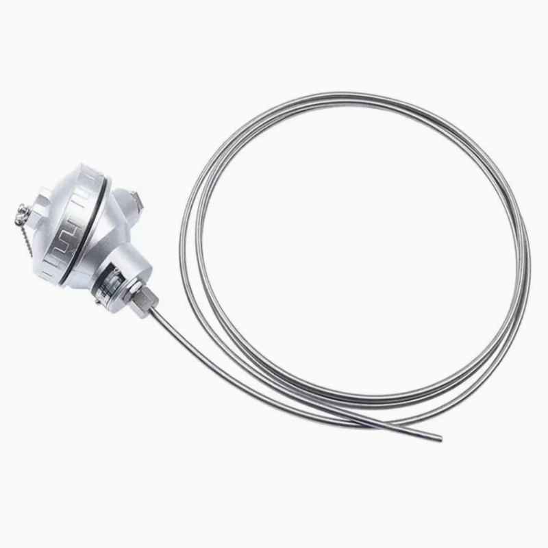 Sonda flexível de termopar tipo K com isolamento mineral